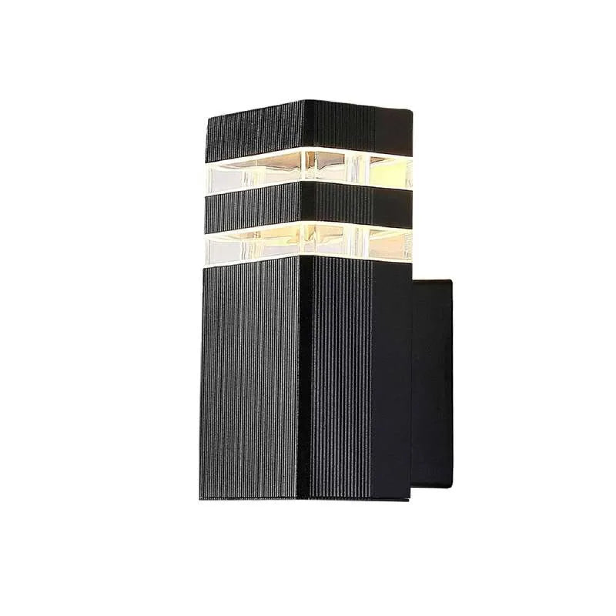 Outdoor Garden Wall Light – Flat Cover, Single Light