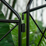 Outsunny Decorative Garden Fence Panels with Vine Pattern – Flower Bed Border Edging and Animal Barrier