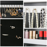 HOMCOM LED Mirrored Jewellery Cabinet with Full-Length Mirror, 36 x 30 x 136 cm – Storage, White
