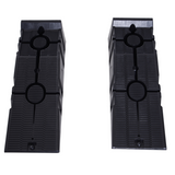 Durhand Heavy Duty 2.5 Ton Plastic Car Ramps – Anti-Skid Interlocking Lifting Ramps for Garage Use