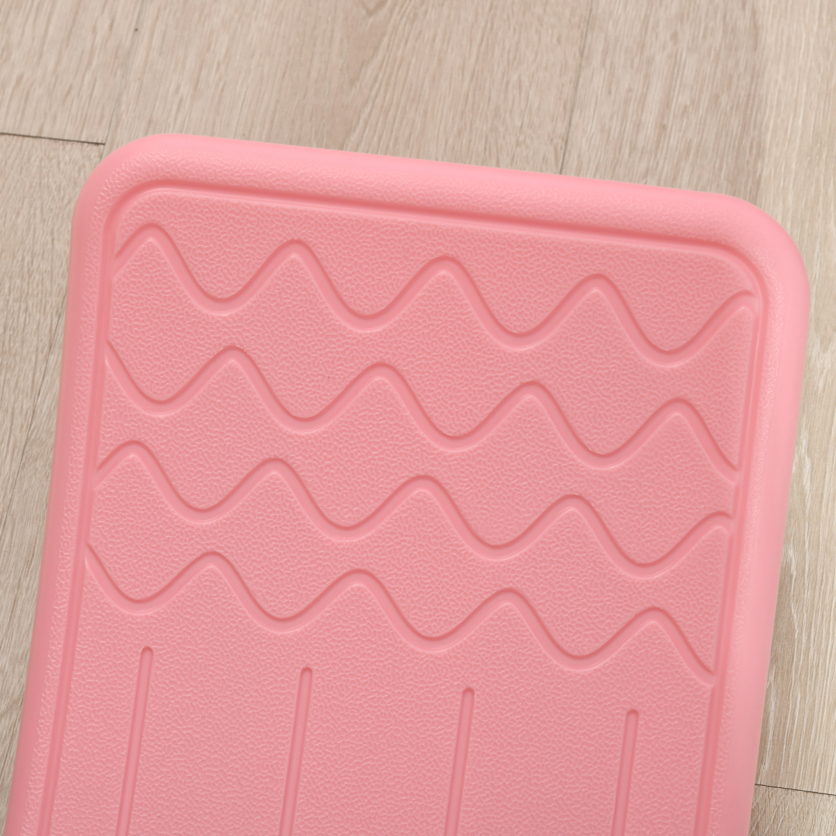 ZONEKIZ Kids Balance Board Wobble Stepping Stone with Anti-Slip Strip – Montessori Toy for Ages 3-6, Pink