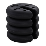 Outsunny Set of 4 Sand-Fillable Gazebo Weights, 4kg Each – Durable Plastic Canopy & Tent Anchors