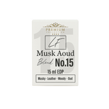 Livfragrance Blend No.15 Musk Aoud Eau de Parfum Oil-Based Musk, Oud & Rose Travel Fragrance 15ml – Musky, Oud Fragrance, Unisex