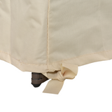 Outsunny Waterproof Furniture Cover for 3 Seat Sofa, 218 x 111 x 101 cm – PVC-Coated Oxford Fabric, Beige