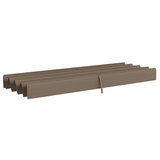 Outsunny Pergola Sun Shade Cover Replacement for 3 x 2.15m Pergola (84C-175) – UV30+ PU-Coated, Coffee