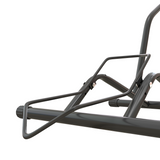 SPORTNOW Bike Stand Floor Storage Rack with Automatic Lock – Indoor Garage Bicycle Parking, Black