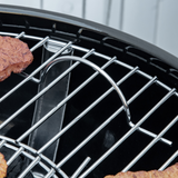 Outsunny Portable Kettle Charcoal BBQ Grill & Smoker with Lid, Thermometer, Wheels & Cover – Black