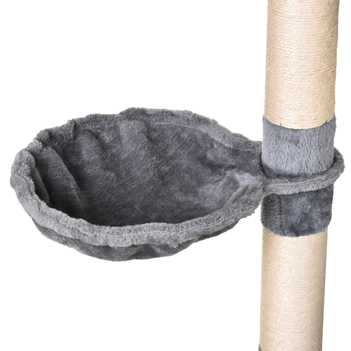 Pawhut 150cm Cat Tree with Condo, Side Bed and Sisal Scratching Posts – Multi-Platform Kitten Activity Tower