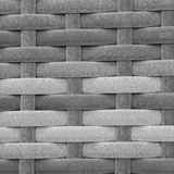 Dimension diagram of the Outsunny 2-in-1 rattan daybed sofa