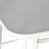 Outsunny 7-Piece 6-Seater Garden Dining Set with Mesh Armchairs & Tempered Glass Table – Grey