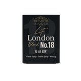 Livfragrance Blend No.18 London Eau de Parfum Oil-Based Leather, Spice & Tobacco Travel Fragrance 15ml – Leather & Tobacco, Oud Fragrance for Men