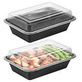 Vinsani 10-Pack Single Compartment Meal Prep Containers with Airtight Lids – Stackable Food Storage