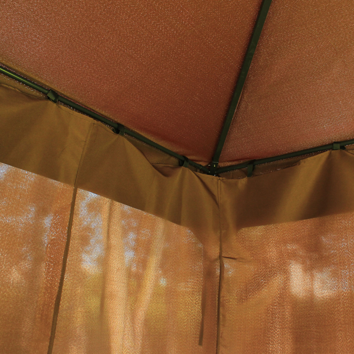 Outsunny 3x4m Metal Gazebo with Sidewalls – Garden Patio Canopy Shelter & Marquee Pavilion