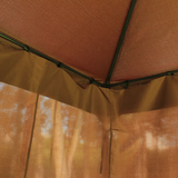 Outsunny 3x4m Metal Gazebo with Sidewalls – Garden Patio Canopy Shelter & Marquee Pavilion