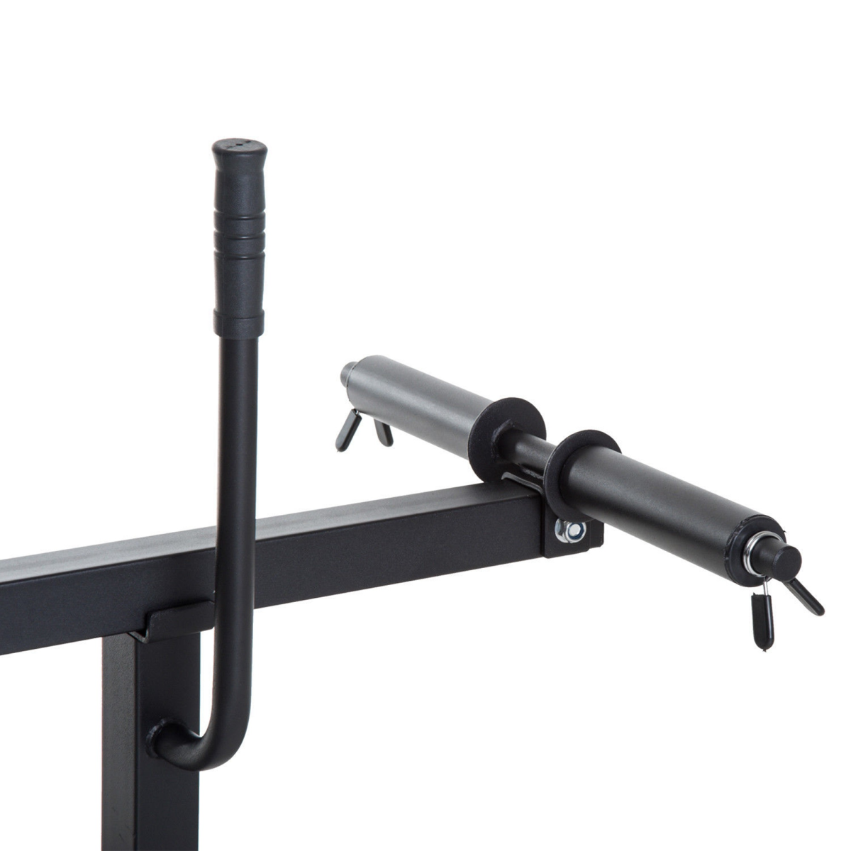 SPORTNOW Seated Adjustable Leg Extension Machine, Plate Loaded with Dual Olympic Posts – Black