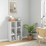 6 Cube Storage Cabinet Bookcase – Organiser Shelves for Home, Office or Study, White