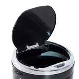 HOMCOM 42L Stainless Steel Sensor Kitchen Bin with Removable Inner Bucket – Black