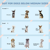 PawHut Weather-Resistant Dog House with Cottage Windows – Puppy Shelter for Medium Dogs up to 20kg, Grey