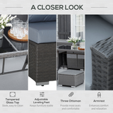 Outsunny rattan set alternate configuration