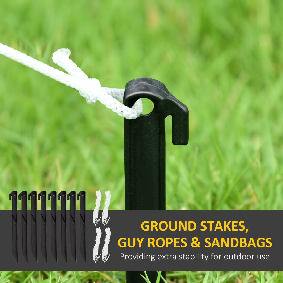 Outsunny 8ft Christmas Inflatable Snowman with Gift Box, Penguin & LED Lights – Outdoor Decoration, White