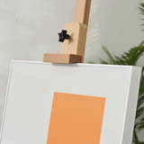 Vinsetto H-Frame Studio Easel with Height-Adjustable Canvas Holder and Storage Tray – Beech Wood Artist Easel