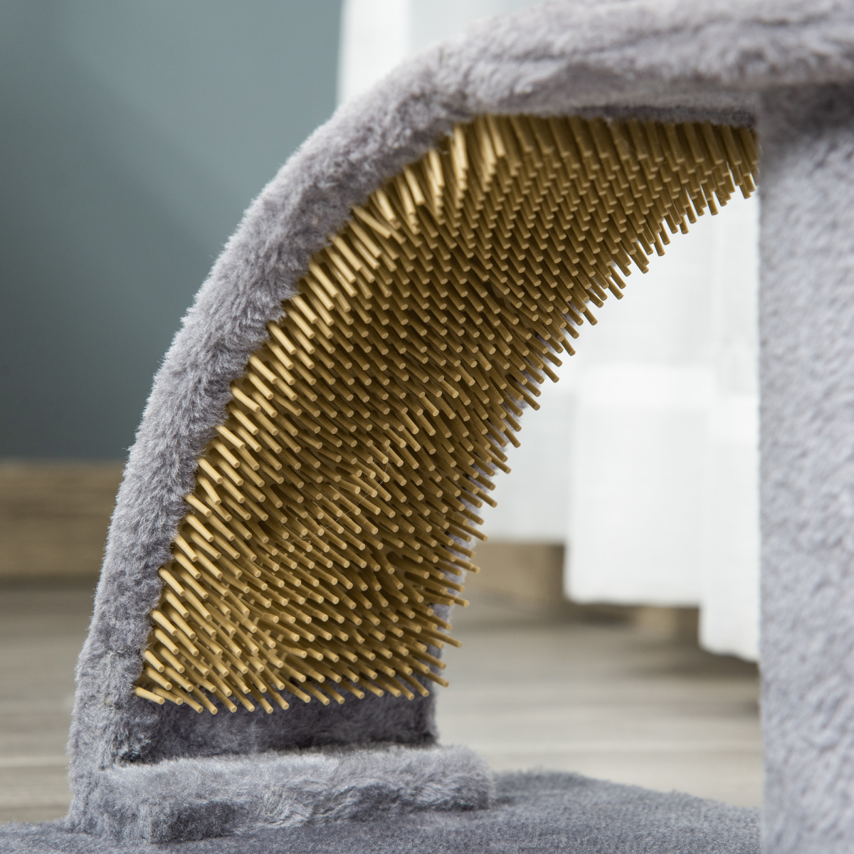 Pawhut Cat Tree Climbing Activity Centre with Jute Scratching Board & Hanging Ball – Cat Play Tower
