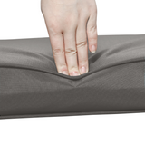 Outsunny Outdoor Seat and Back Cushion Set – Replacement Garden Chair Cushions, Dark Grey