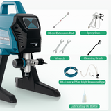 HOMCOM 200 Bar Airless Paint Sprayer with Long Hose – Wall Spray Gun for DIY Painting