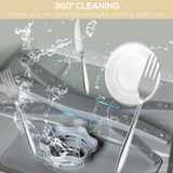HOMCOM Tabletop Dishwasher – 4 Place Settings, 6 Programmes, Fruit & Veg Wash, Compact for Small Kitchens
