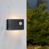 LEDSone 12W LED Motion Sensor Outdoor Wall Light – Up and Down Dual Head, IP54, Warm White