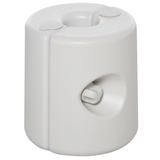 Outsunny Gazebo Weight Bases, Set of 4 Fillable Plastic Anchor Weights – Sand or Water Filled, White