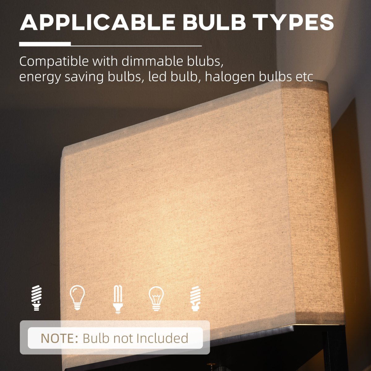 Modern Triangle Corner Floor Lamp with Built-In Display Shelves – Space-Saving Lighting