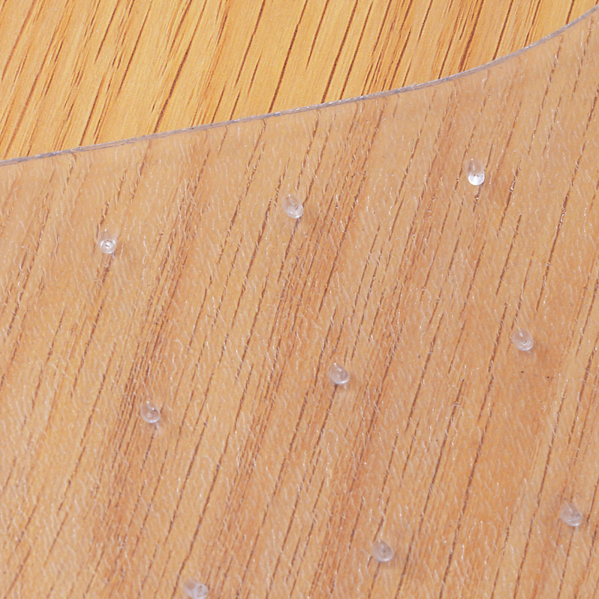 HOMCOM Frosted Office Chair Mat with Spikes and Non-Slip Surface – Carpet Protector for Home and Office