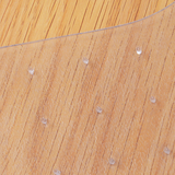 HOMCOM Frosted Office Chair Mat with Spikes and Non-Slip Surface – Carpet Protector for Home and Office