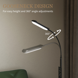 HOMCOM LED Floor Lamp for Living Room with Magnetic Remote Control, Black