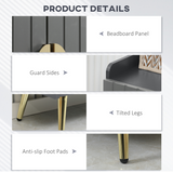 Slim Hallway Shoe Cabinet with Beadboard Doors & Gold Handles – Holds 15 Pairs