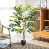 Outsunny Artificial Taro Tree in Pot, 150cm with 19 Bendable Branches – Realistic Indoor and Outdoor Decor