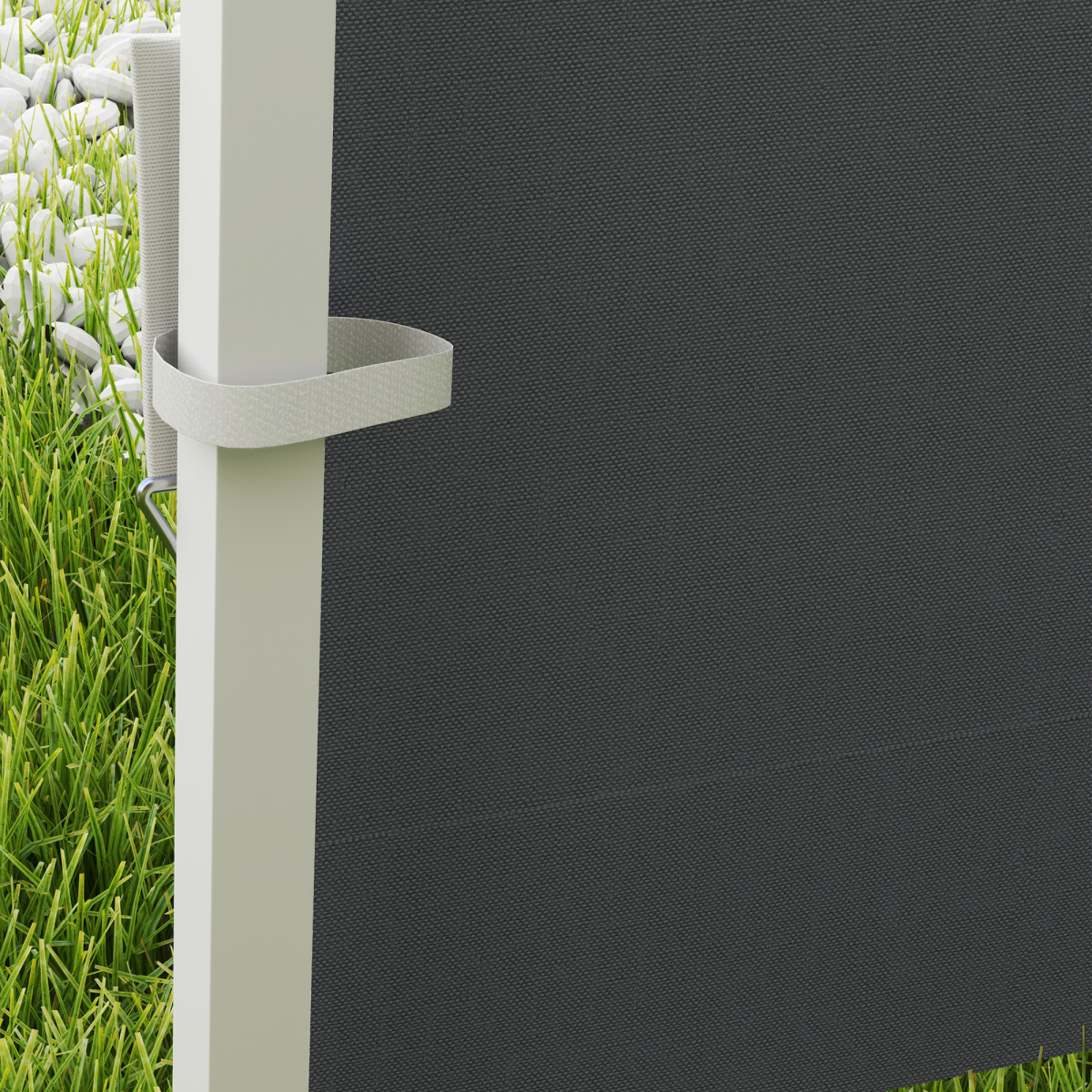 Outsunny Gazebo Replacement Side Wall Panels with Windows, 2-Piece Set, 3m x 2m – PE-Coated Oxford, Grey