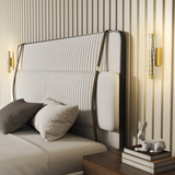 HOMCOM LED Geometric Wall Lights – 2 Pack, Gold