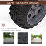 Kids Ride-On Four Wheeler ATV with Music and Large Tyres – Electric Quad for Ages 18-36 Months, Black