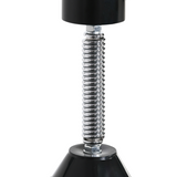 HOMCOM Wall Mounted Speed Bag with Adjustable Height & Steel Frame – Boxing Reflex Training Equipment, Black
