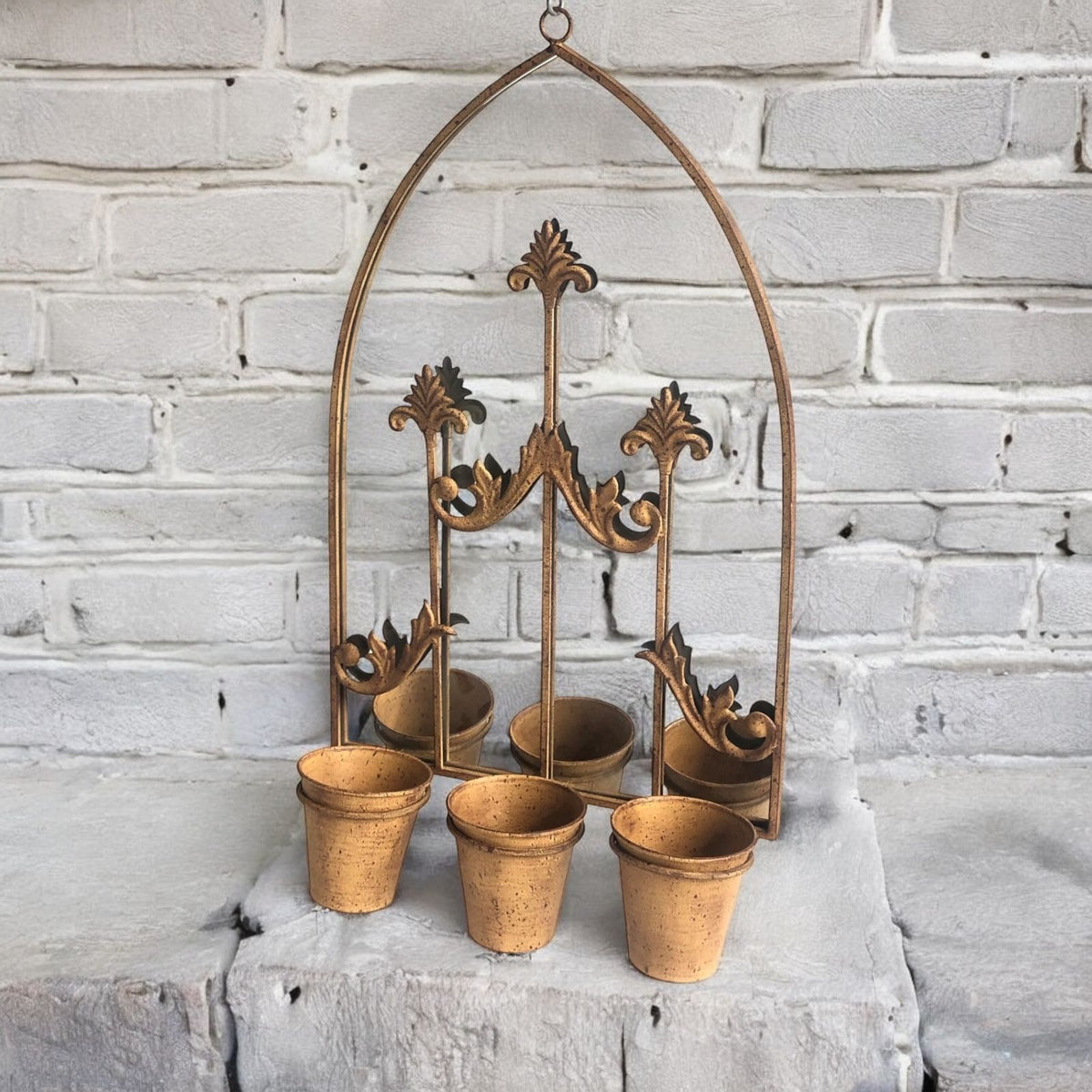 Stylish & Elegant Wall Mirror with Triple/Single Planter