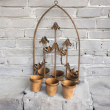Stylish & Elegant Wall Mirror with Triple/Single Planter