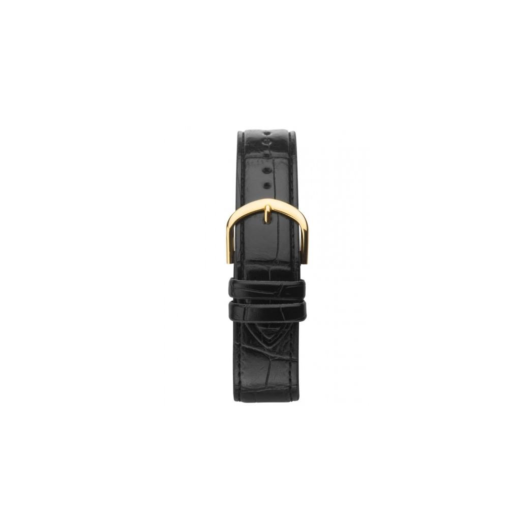Sekonda Men’s White Dial Watch with Black Leather Strap – Model 1535
