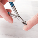 Avilo Easy Grip Spring Cuticle Trimmer – Stainless Steel Manicure Tool with Spiral Spring