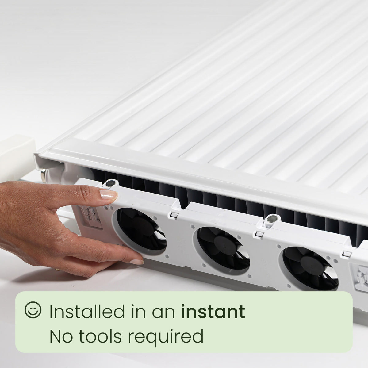 SpeedComfort Radiator Booster Fan Trio Set – Spread Warm Air Faster, Quiet Heating Helper