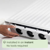 SpeedComfort Radiator Booster Fan Trio Set – Spread Warm Air Faster, Quiet Heating Helper