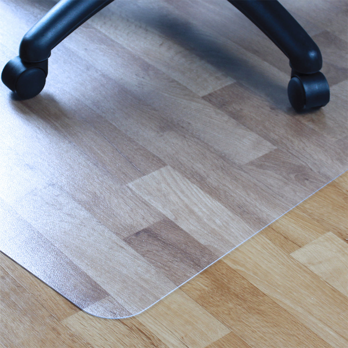 Floortex Advantagemat PVC Chair Mat for Hard Floors – Rectangular with Lip, 90 x 120cm