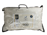 Harwoods Firm Wool Pillow with Yorkshire Wool Filling & 233 Thread Count Cotton Case – 900g