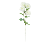 Pack of 6 x 70cm White Artificial Carnation Stem – 24 Flowers